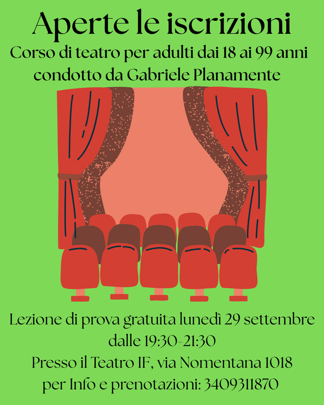 teatro per adulti gabriele planamente