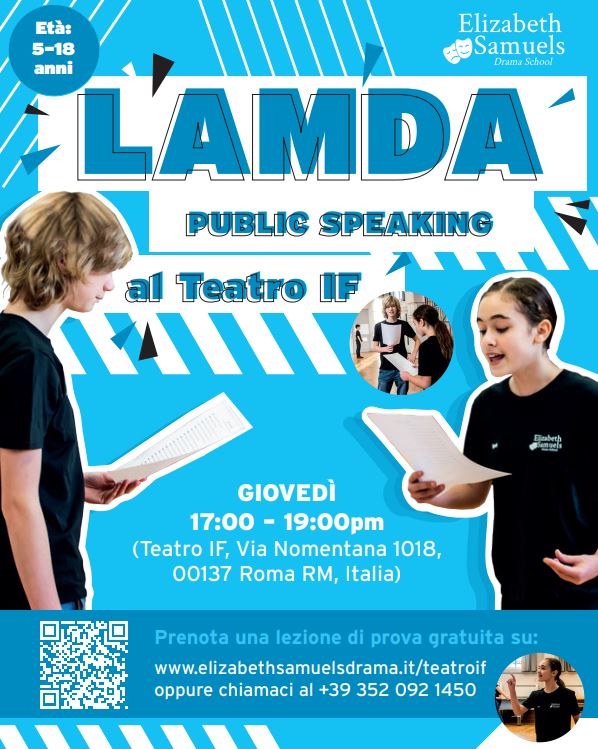 LAMDA Elizabeth Samuels Drama School public speaking