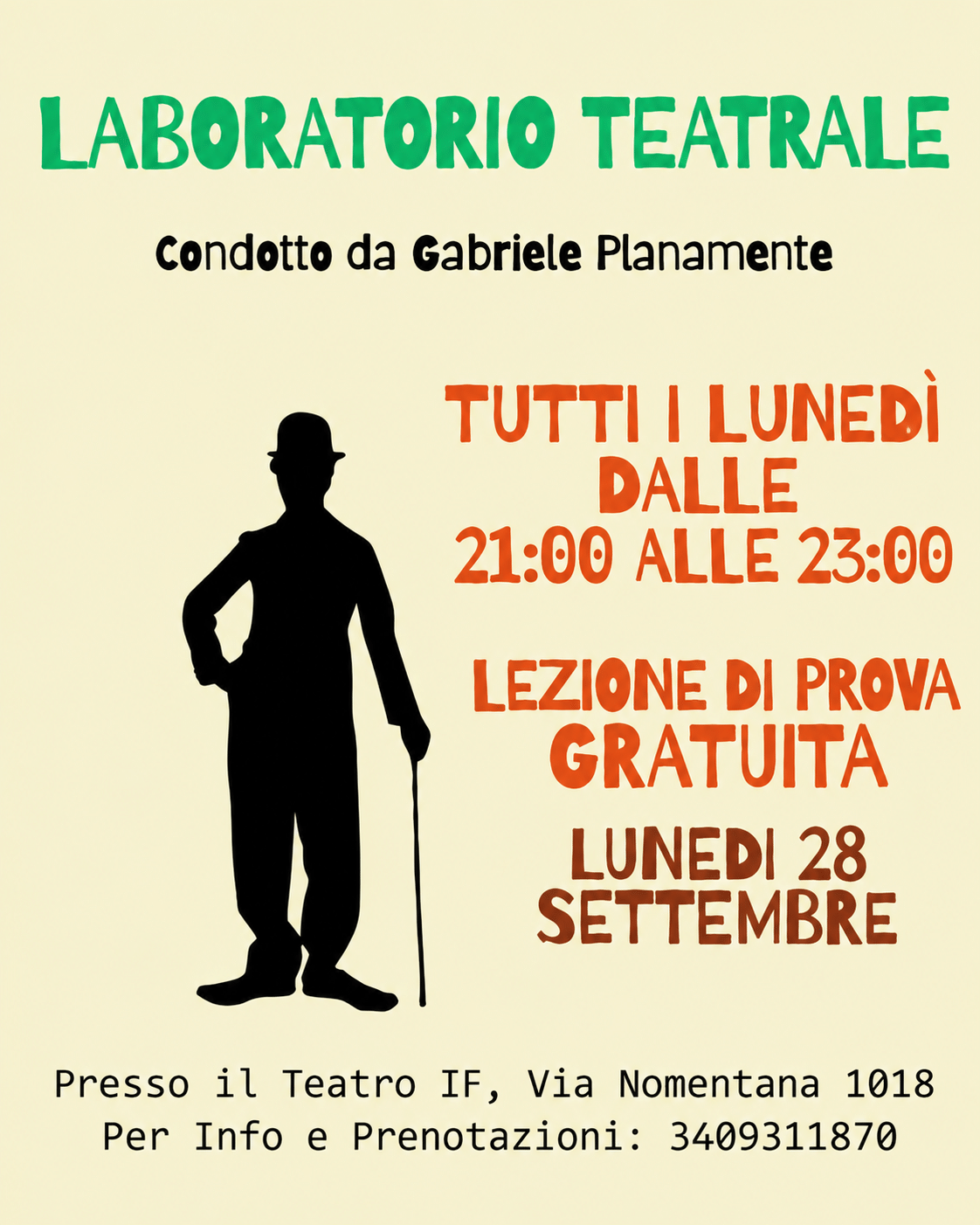 laboratorio teatrale gabriele planamente